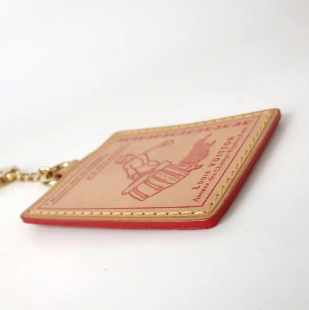 Auth Louis Vuitton Portocle VVN Key Ring Charm - Picture 10 of 13